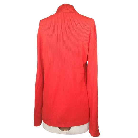 Red Turtleneck Sweater Size XL - Picture 2 of 4